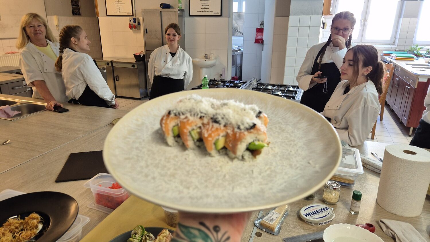 Sushi live u klienta w domu