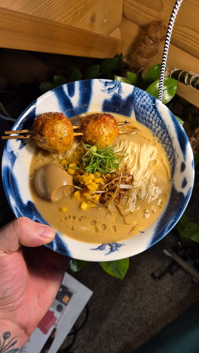 Ramen z tsukune