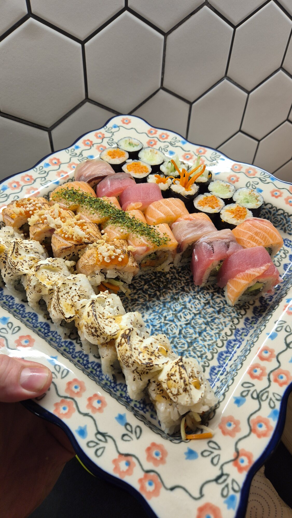 Sushi live u klienta w domu